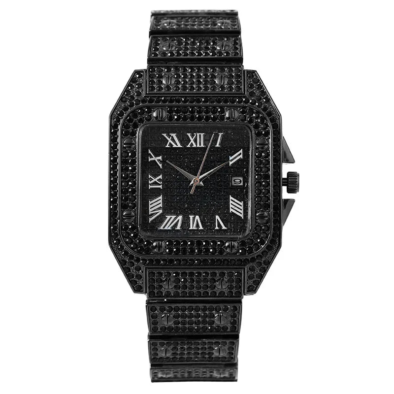 Luxury unisex black diamond