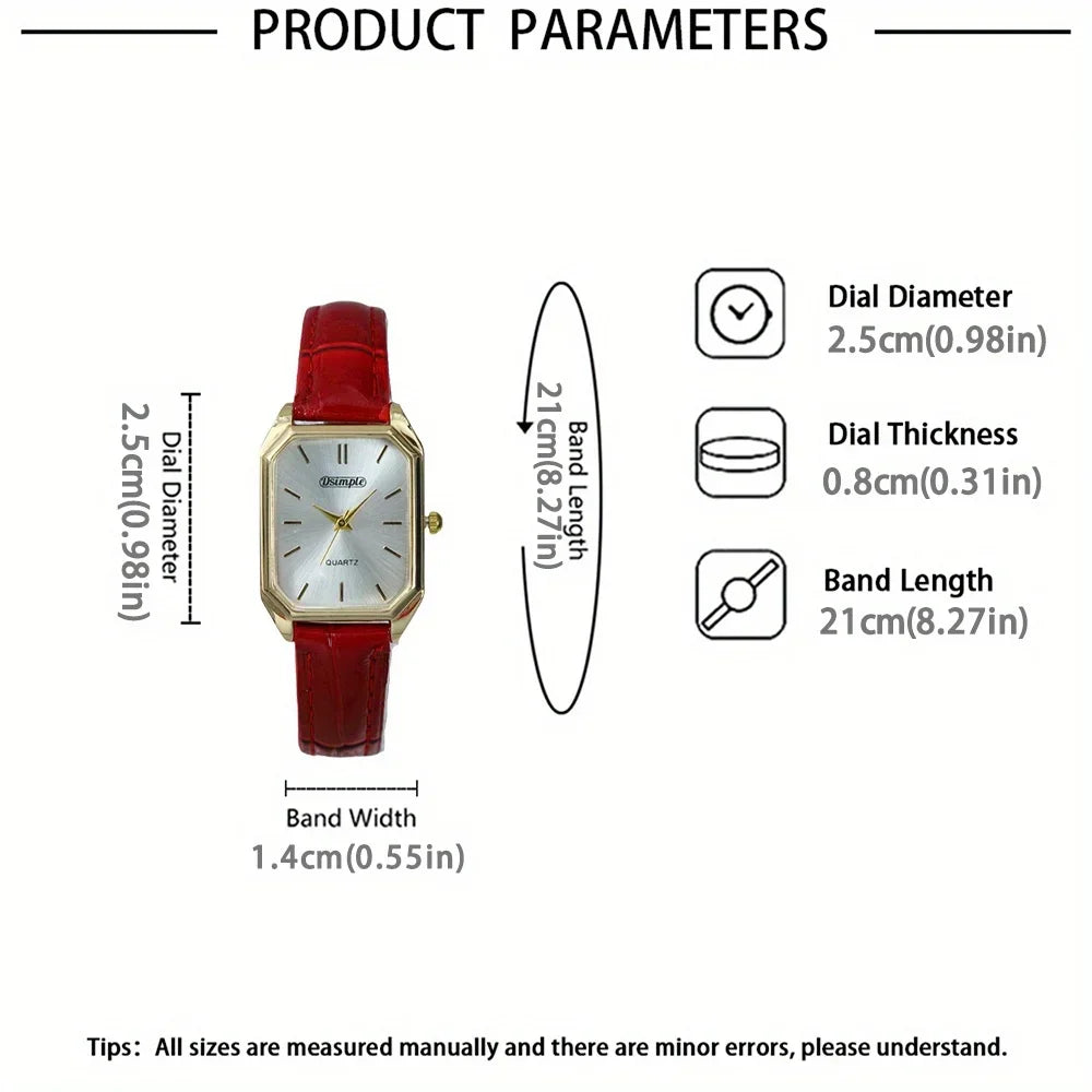 Red leather Dsimple